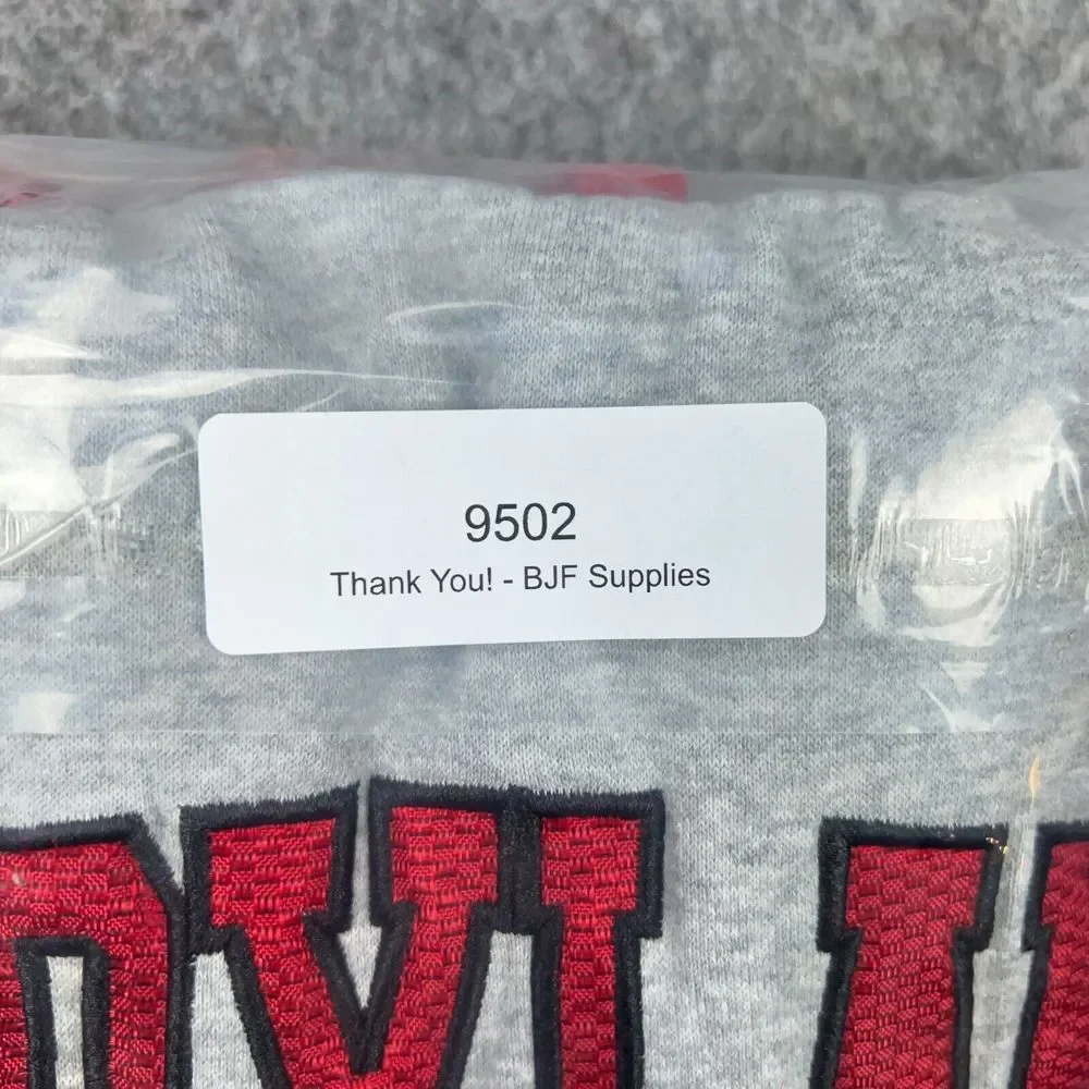 Maryland Terrapins Hoodie Men 2XL Gray Red Hooded Pullover Sweatshirt Pro Player